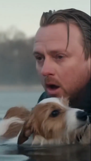 9 The Man Who Stopped on a Bridge — And the Dog Who Held on to Him in the Freezing Water